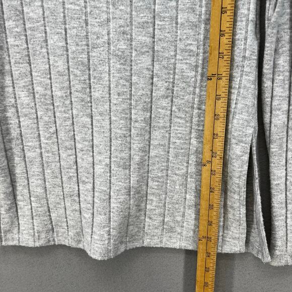 Anthropologie Sweater Women's S Light Grey Long Sleeve Round Neck Cozy Soft - Picture 8 of 8